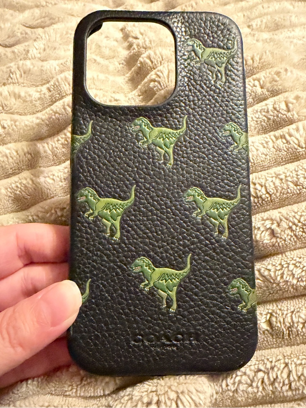 Coach Rexy iPhone 15 pro case